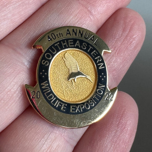 2022 40th Annual Southeastern Wildlife Exposition Lapel Pin Tie Tack