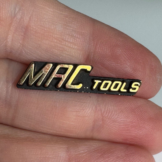 Vintage MAC Tools Gold Tone Lapel Pin Tie Tack