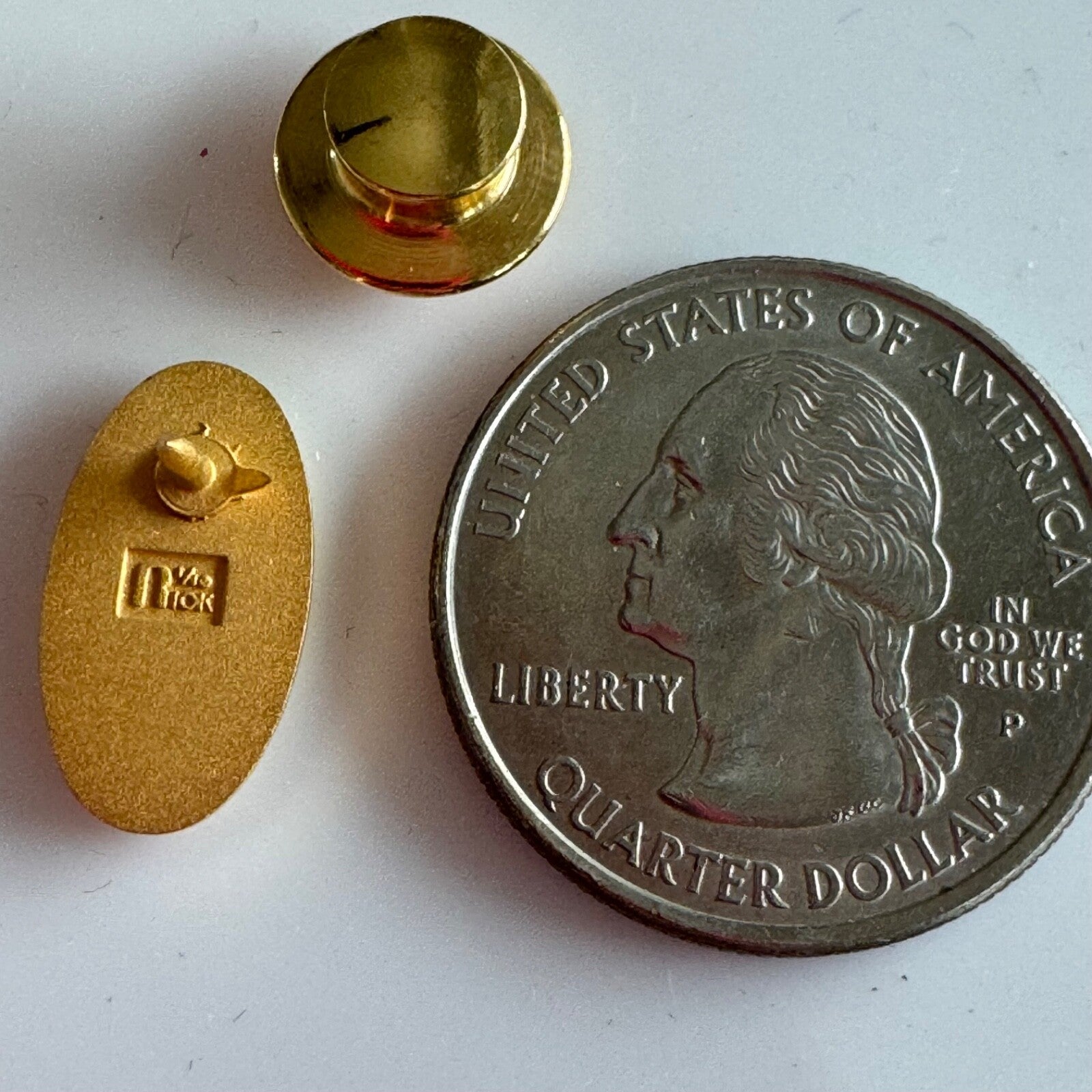 United Methodist Women In Faith 1/10 10k Gold Christian Cross Lapel Pin