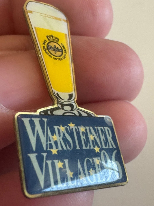 Vintage Warsteiner Village 1996 96 Beer Lapel Pin
