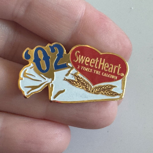 Vintage Sweetheart Bread 2002 Promotional Pin