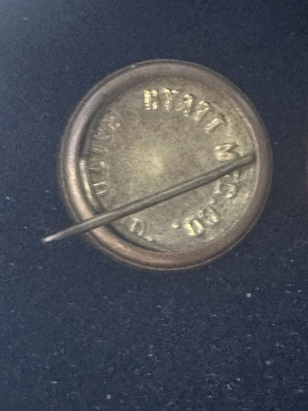 Antique Mystic Workers of the World Fraternal Benefit Society Member Pin Button