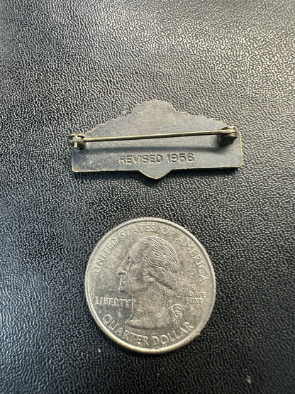 1956 Roller Skate Dancing Pin 1 Test Award for Profeciency RSROA OF I