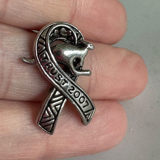 Vintage Outback Steakhouse Trust 2007 Kangaroo Ribbon Pin Australian Souvenir