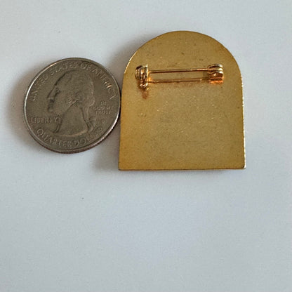1985 Subaru Aspen Winternational Ski Race Blue Enamel Lapel Pin Badge