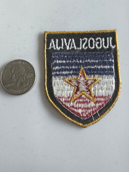 Yugoslavia Flag Embroidered Patch – Jugoslavija Retro Souvenir