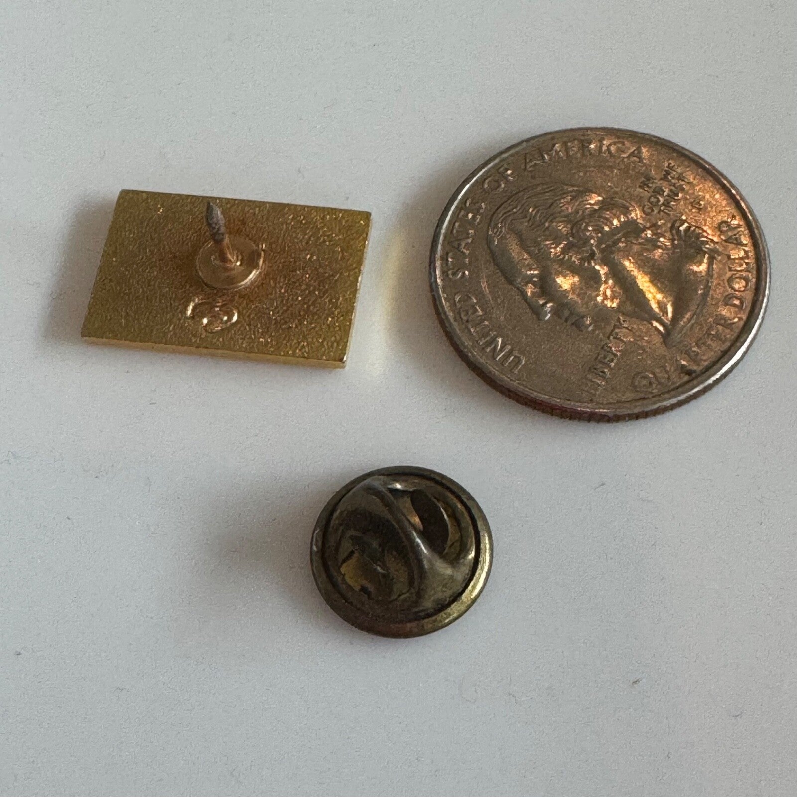 Vintage God Bless Texas Flag Lapel Pin Tie Tack Enamel