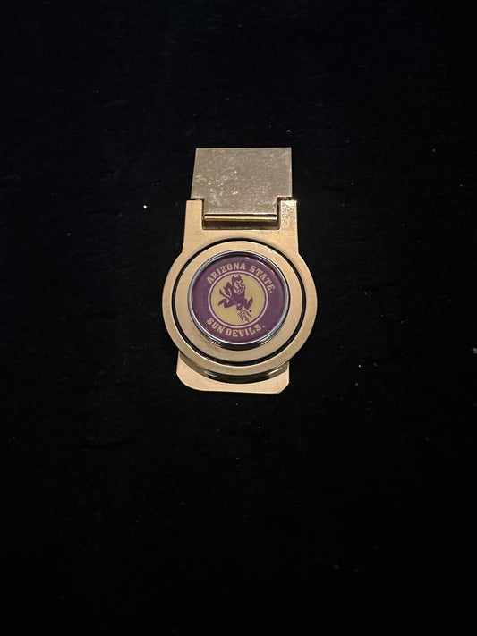 Arizona State Sun Devils Gold Tone Money Clip