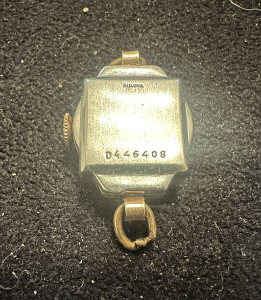 WWII Era MEDICAL CENTER Wristwatch BULOVA 17 j USA 10 k RGP 1943 Parts