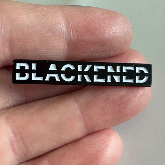 Blackened Whiskey Lapel Pin Metallica