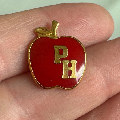 Park Hill Missouri School District PH Red Apple Enamel Pin – Recognition Teacher