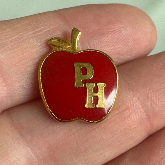 Park Hill Missouri School District PH Red Apple Enamel Pin – Recognition Teacher