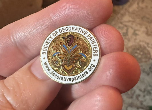 Society of Decorative Painters Member Lapel Pin
