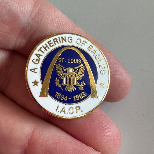 Vtg Chiefs of Police St. Louis IACP Pin – A Gathering of Eagles 1894–1993
