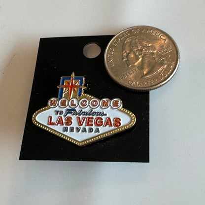 Welcome to Fabulous Las Vegas Nevada Enamel Pin – Iconic Sign