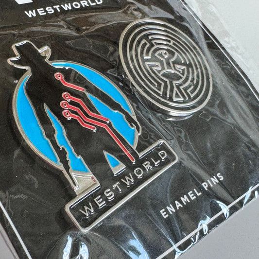 2017 SDCC Exclusive Westworld Maze & Gunslinger Enamel Pin Set HBO New
