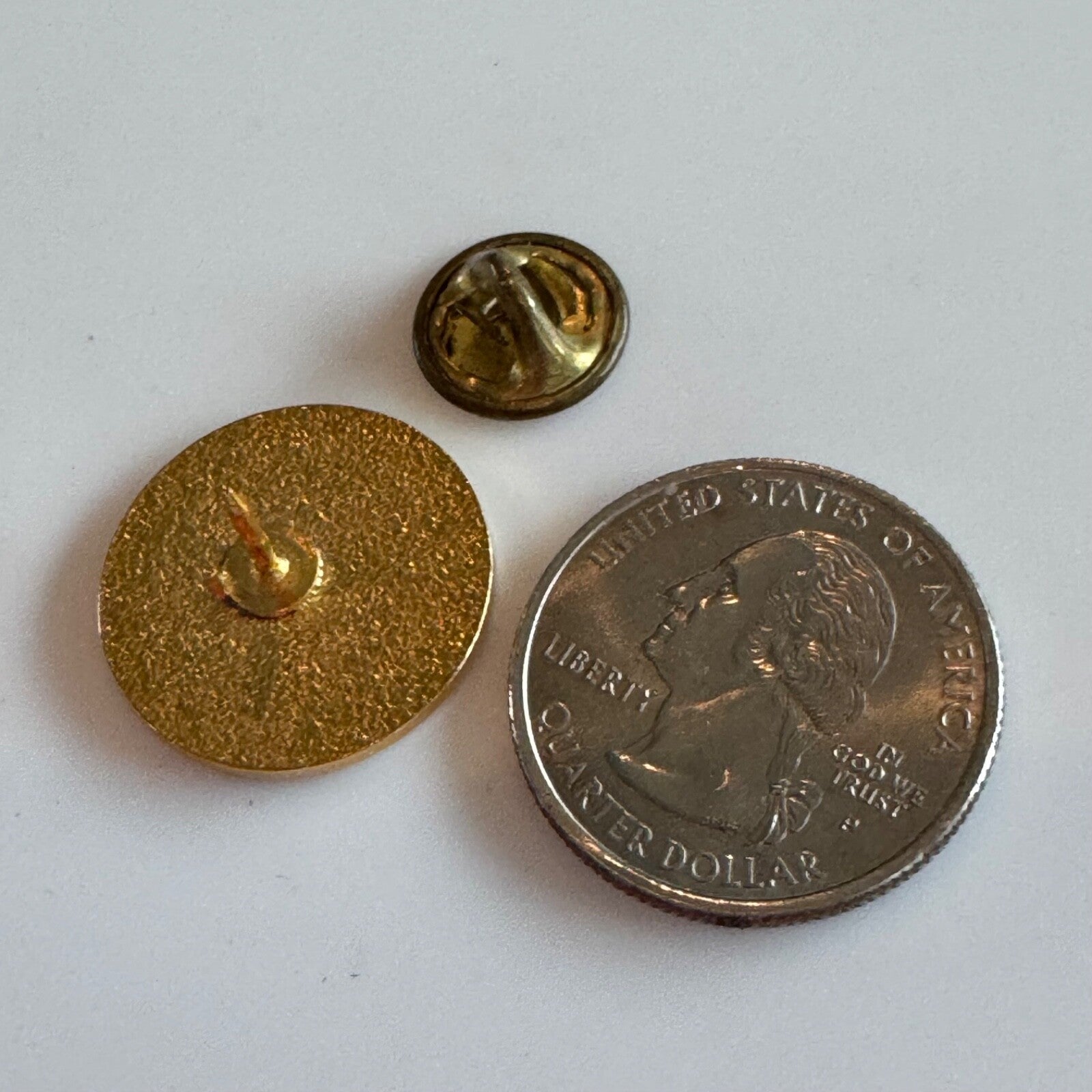 Vintage Texas State Flag Yellow Rose Souvenir Lapel Pin