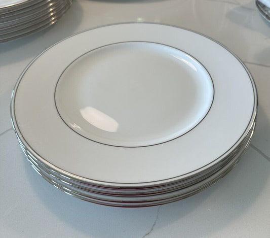 Set of 4 Lenox Federal Platinum Dinner Plates