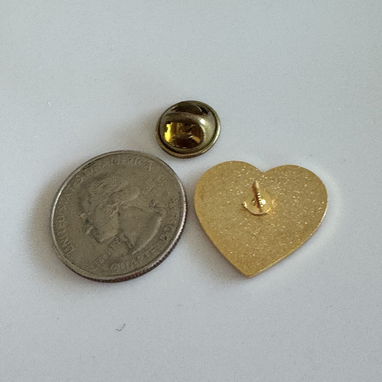 TY Beanie Baby Heart Shaped Logo Lapel Pin NOS Fun!