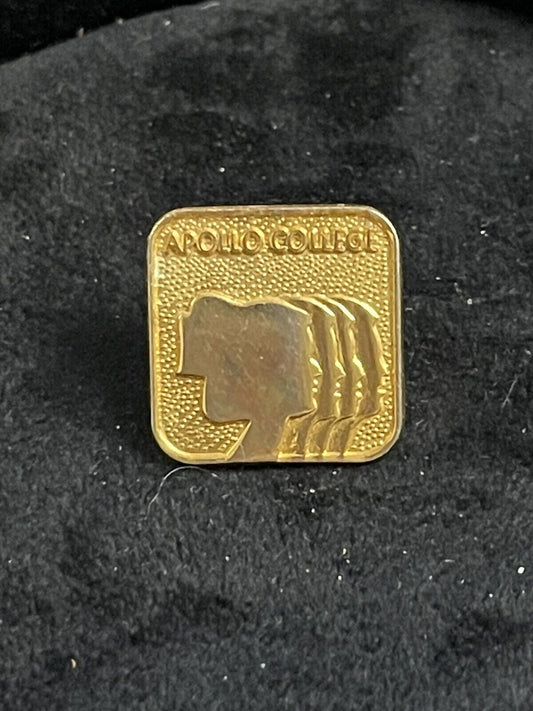 Apollo College Nursing Pin Nurse Gold Tone Lapel Hat Tac