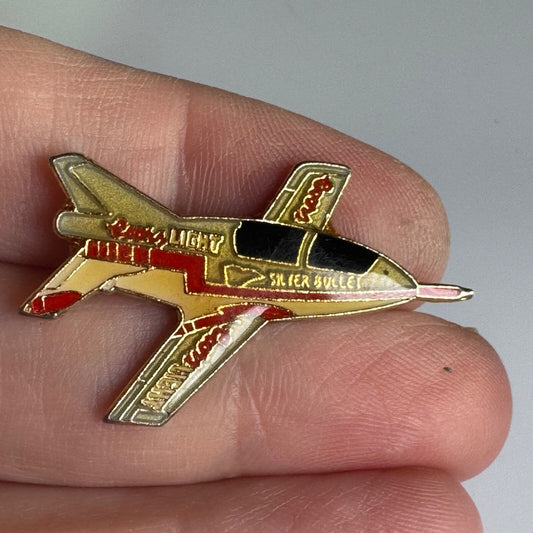 Vintage Coors Light Silver Bullet Airplane Lapel Pin BD-5J Advertising 