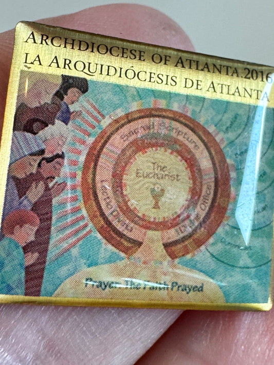 Archdiocese of Atlanta 2016 Catholic Pin – Prayer: The Faith Prayed