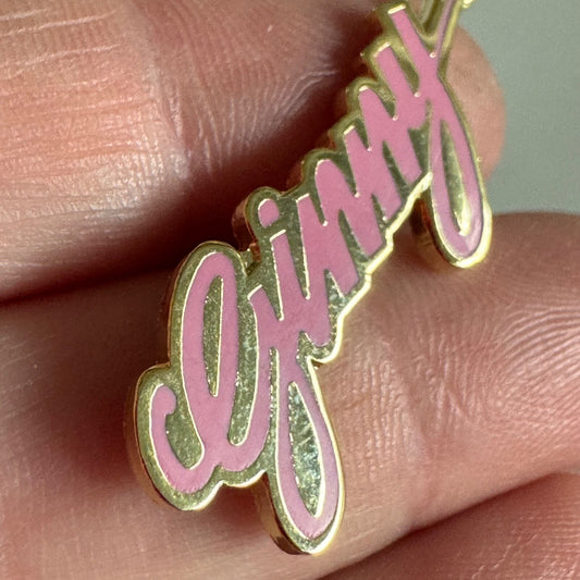 Vintage Ginny Doll Logo Lapel Pin 