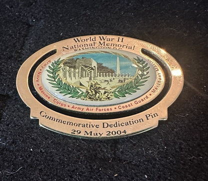 2004 World War II National Memorial Washington D.C. Commemorative Dedication Pin
