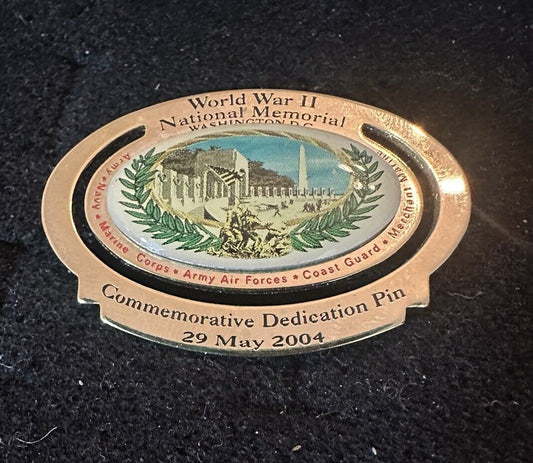 2004 World War II National Memorial Washington D.C. Commemorative Dedication Pin