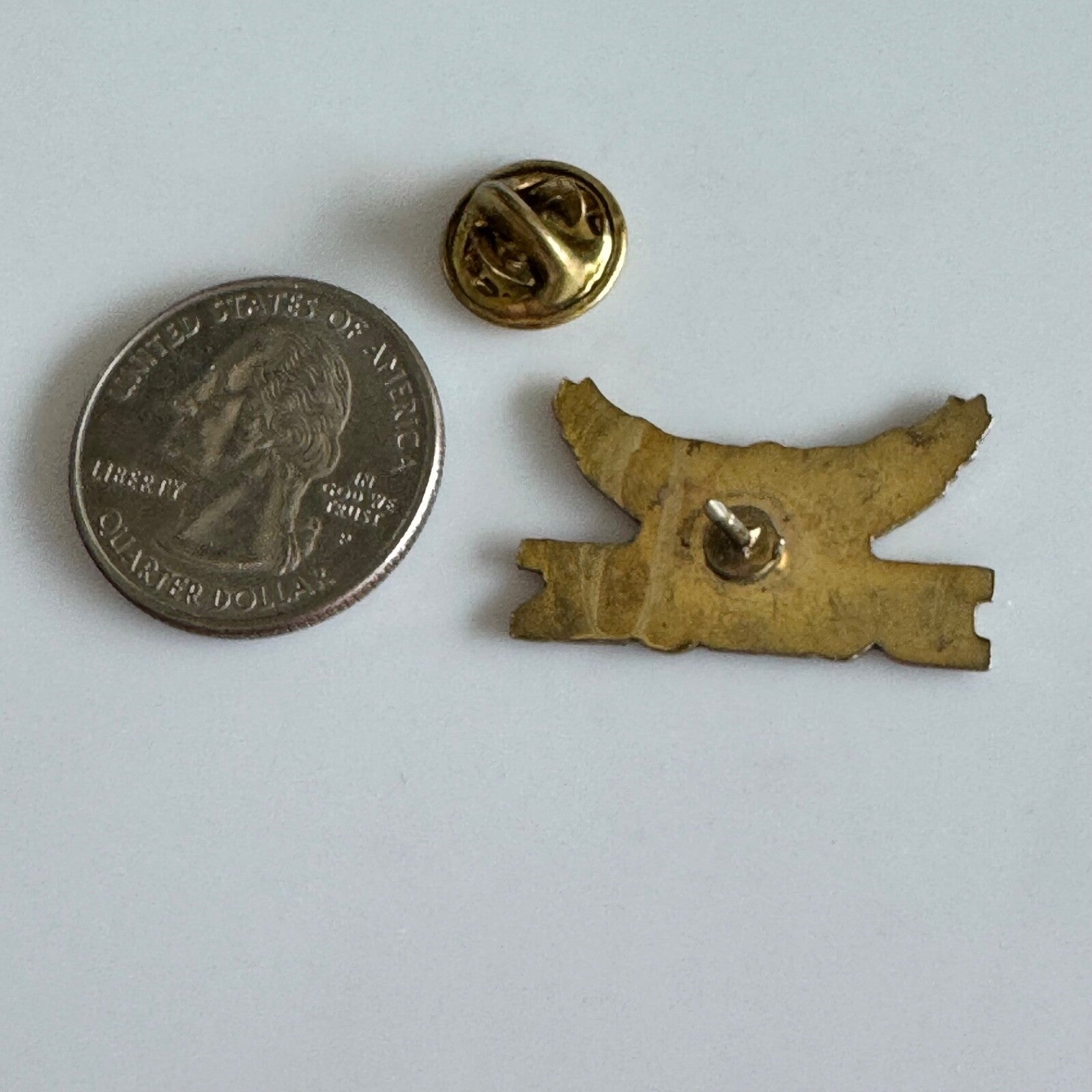 Vintage Buick Pin with Eagle – Retro Auto Brand Enamel Emblem