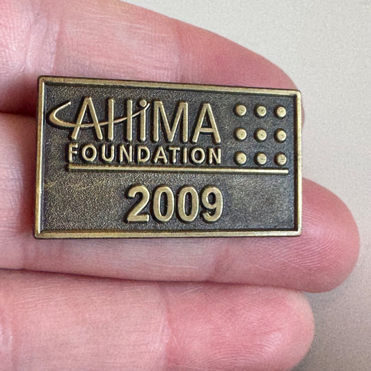 American Health Information Management Asociation AHIMA Foundation 2009 Pin
