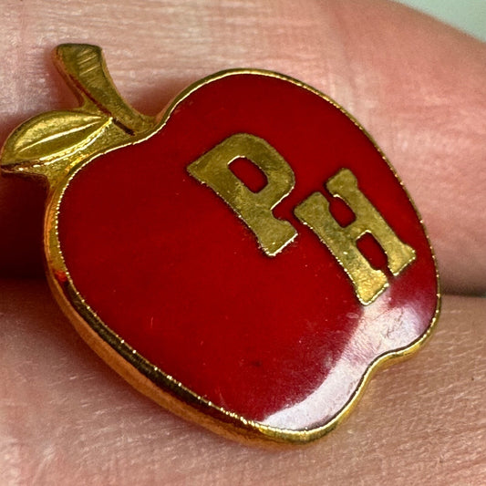 Park Hill Missouri School District PH Red Apple Enamel Pin – Recognition Teacher