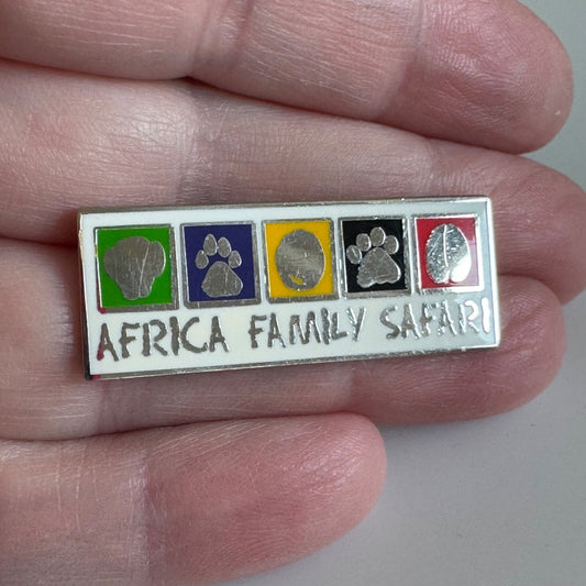Africa Family Safari Enamel Lapel Pin