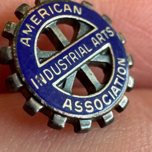 Vintage Sterling Silver American Industrial Arts Association Lapel Pin Tie Tack