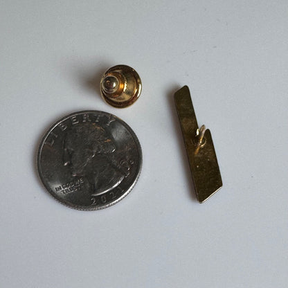 Vintage MAC Tools Gold Tone Lapel Pin Tie Tack