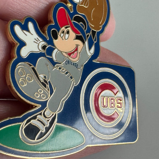 Vintage Chicago Cubs Disney Mickey Mouse Baseball Pin – MLB Crossover