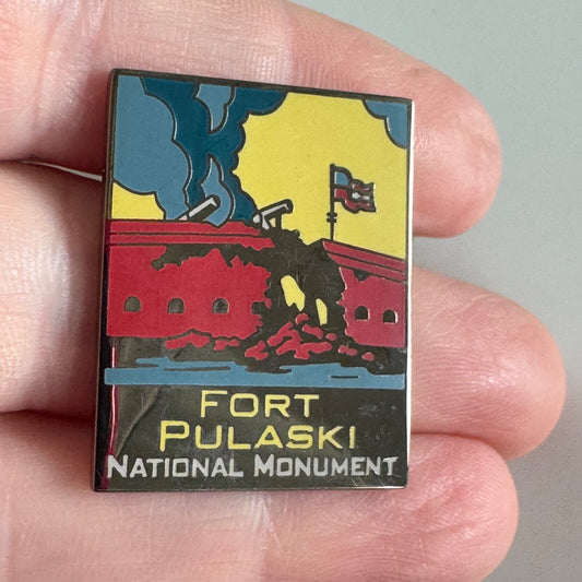 Fort Pulaski National Monument Pin – Civil War Battle Cockspur Island