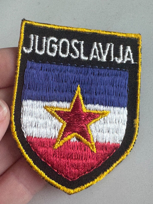 Yugoslavia Flag Embroidered Patch – Jugoslavija Retro Souvenir