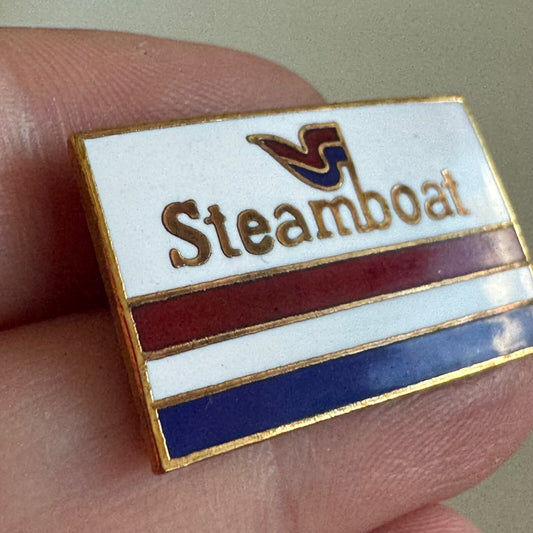 Vintage Steamboat Colorado Ski Skiing Resort Enamel Lapel Pin