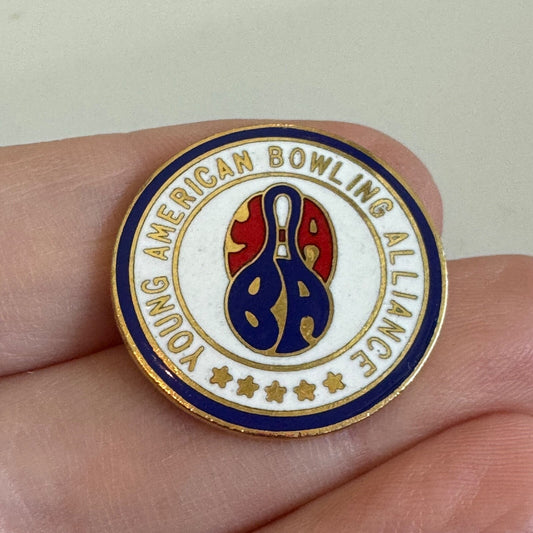 Young American Bowling Alliance YABA Enamel Lapel Pin
