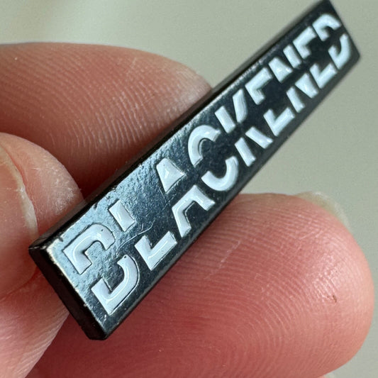 Blackened Whiskey Lapel Pin Metallica