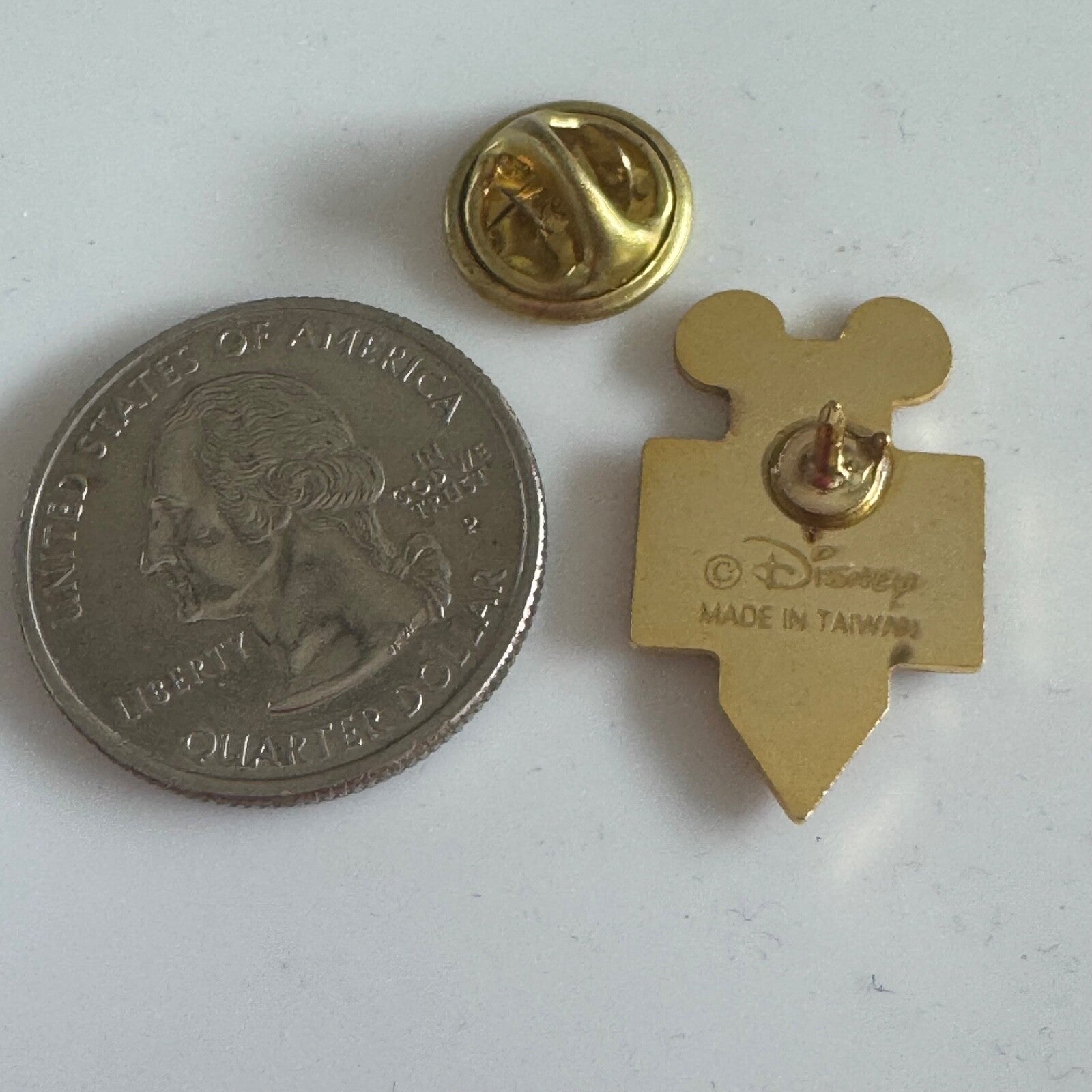 Vintage College of Knowledge Disney Lapel Pin Pencil Mickey Ears