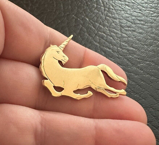 Vintage Avon Unicorn Gold Tone Pin