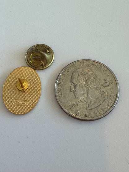 Crystal Society Cruises Lapel Pin Gold Tone