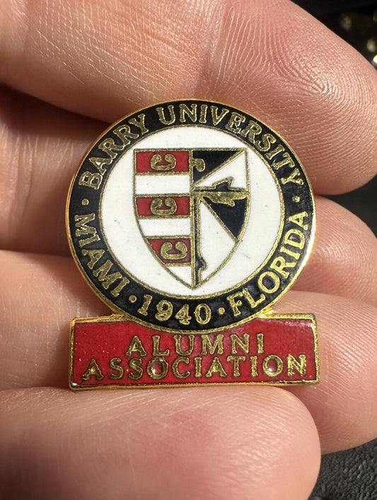 Vintage Barry University - Miami, FL Lapel Hat Pin - 1940 Alumni Association