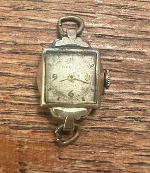 WWII Era MEDICAL CENTER Wristwatch BULOVA 17 j USA 10 k RGP 1943 Parts
