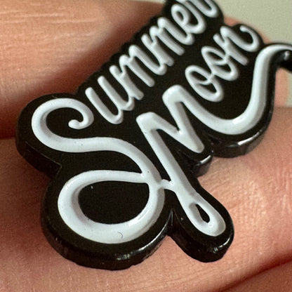 Vintage Summer Moon Coffee Logo Lapel Pin