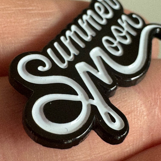 Vintage Summer Moon Coffee Logo Lapel Pin