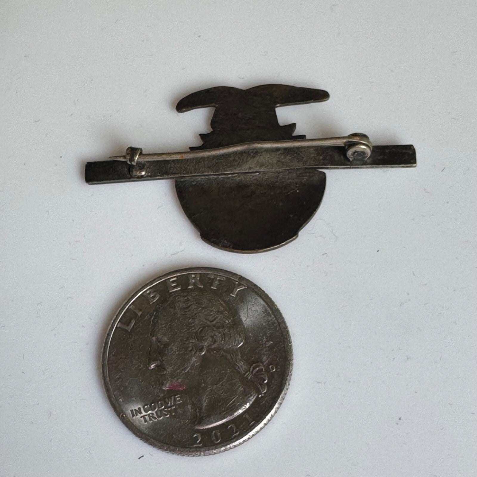 Vintage The Salvation Army Blood and Fire Lapel Pin Brooch OLD C-Clasp