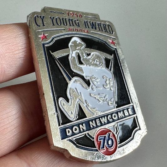 Vintage Don Newcombe 1956 Cy Young Award Pin – Dodgers MLB Enamel Badge
